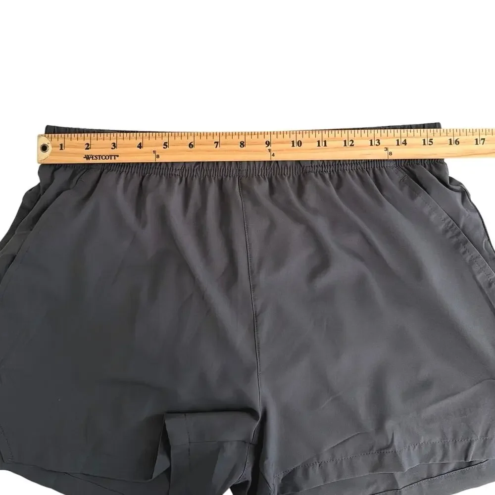 MIER men’s split lite pace shorts gray